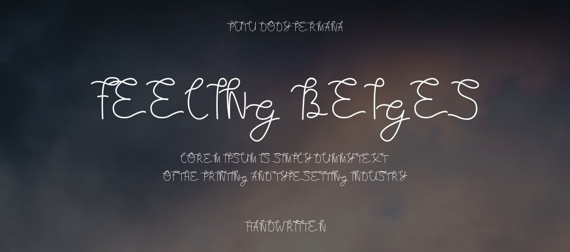 Feeling Beiges Font