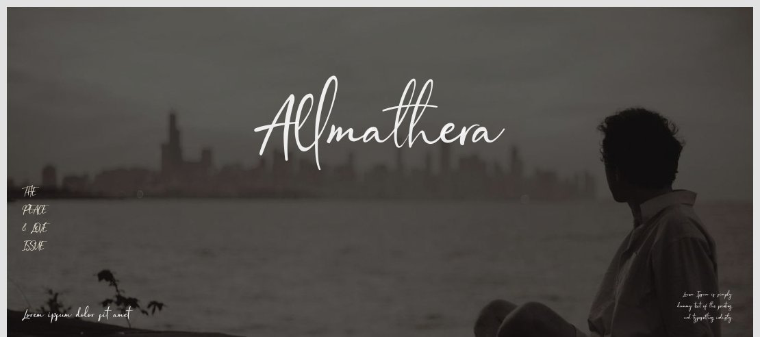 Allmathera Font Family