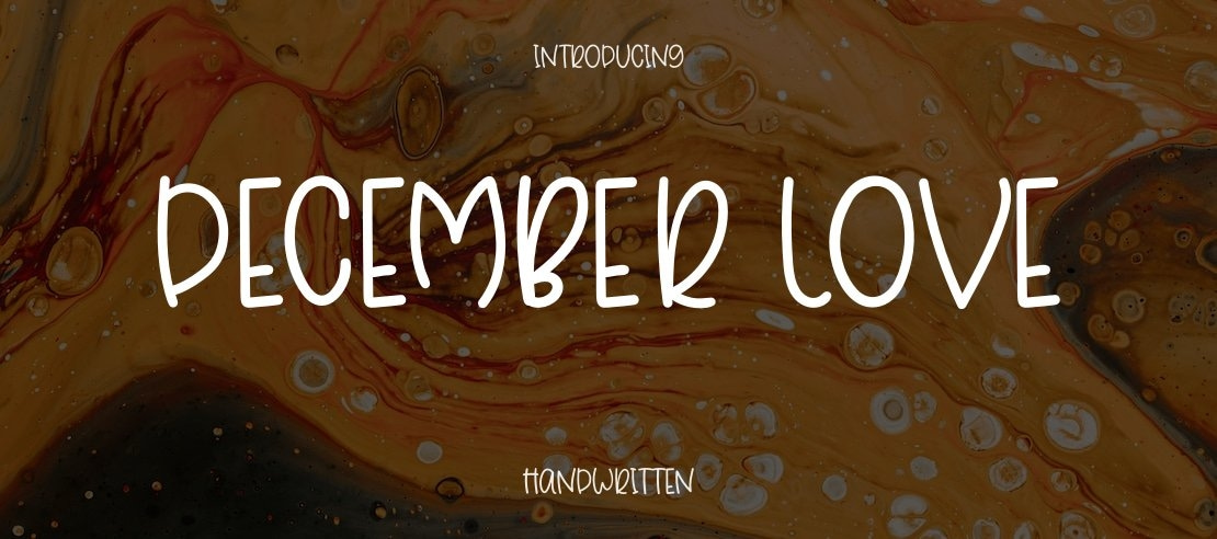 December Love Font