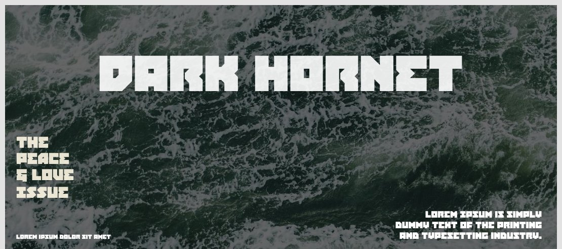 Dark Hornet Font Family