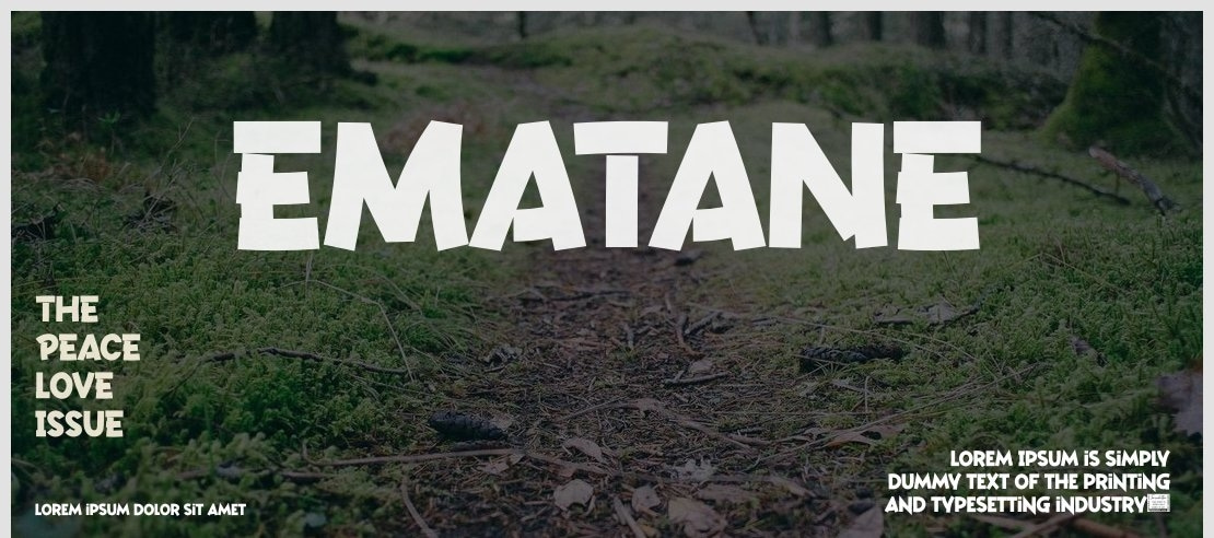 EMATANE Font