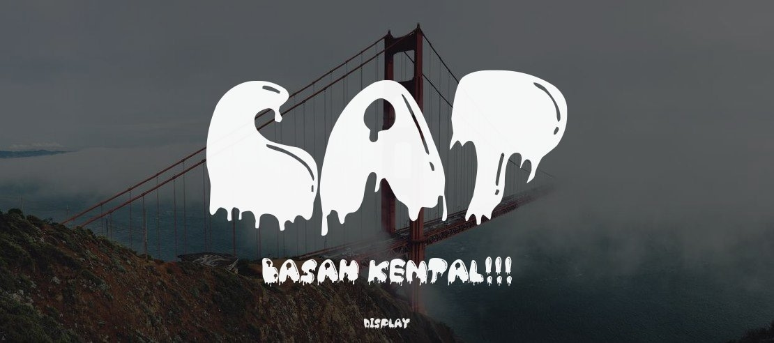 Cat Basah Kental!!! Font Family