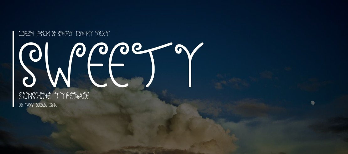 Sweety Sunshine Font