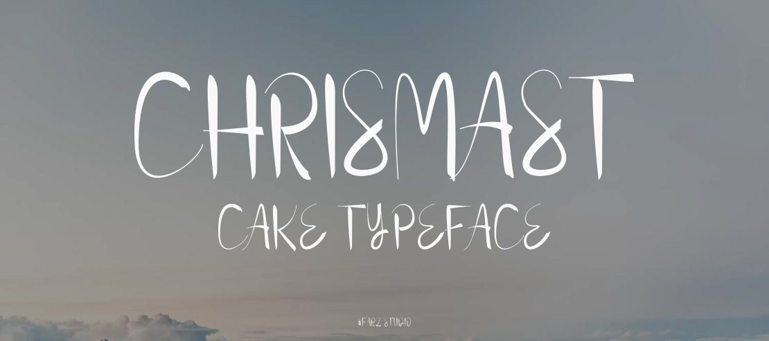 Chrismast Cake Font