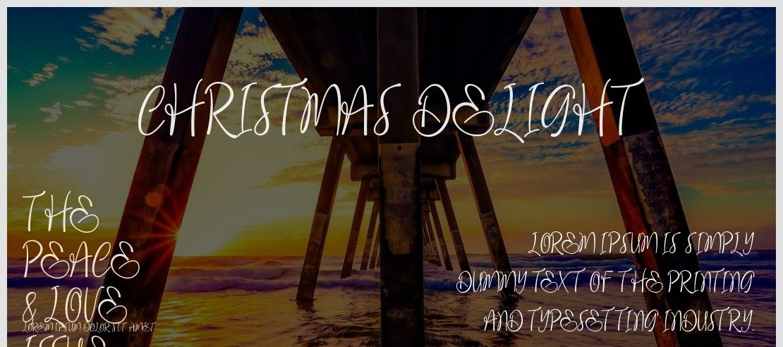 Christmas Delight Font