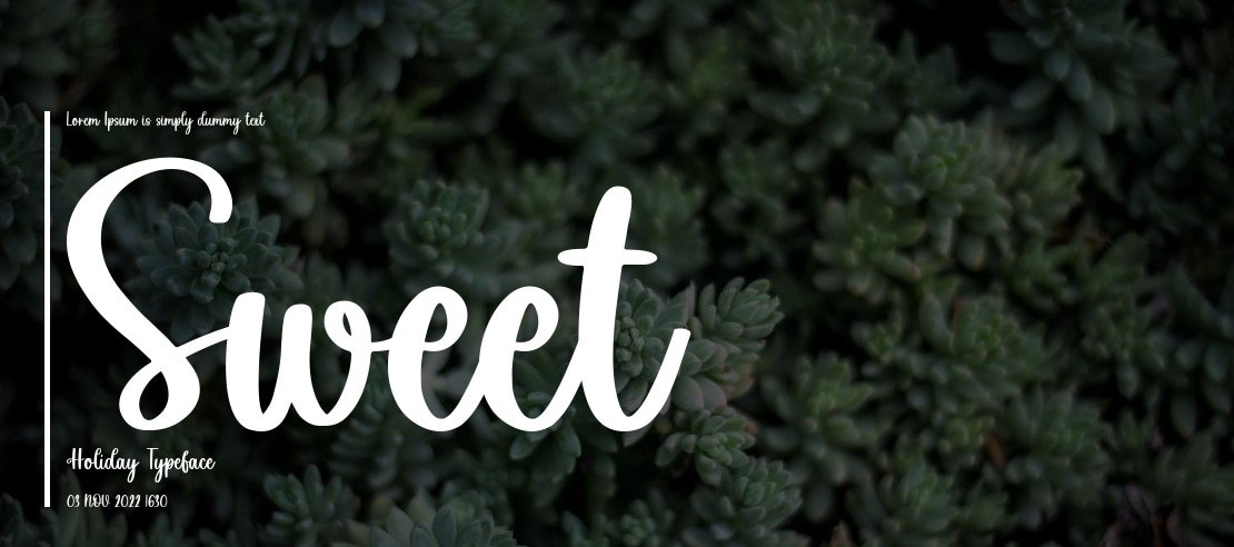 Sweet Holiday Font