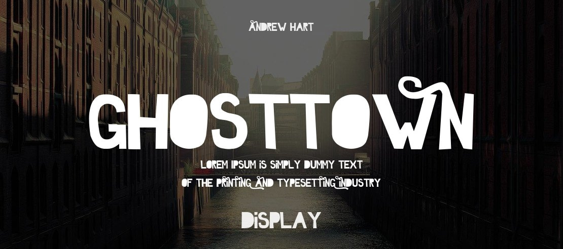 Ghosttown Font