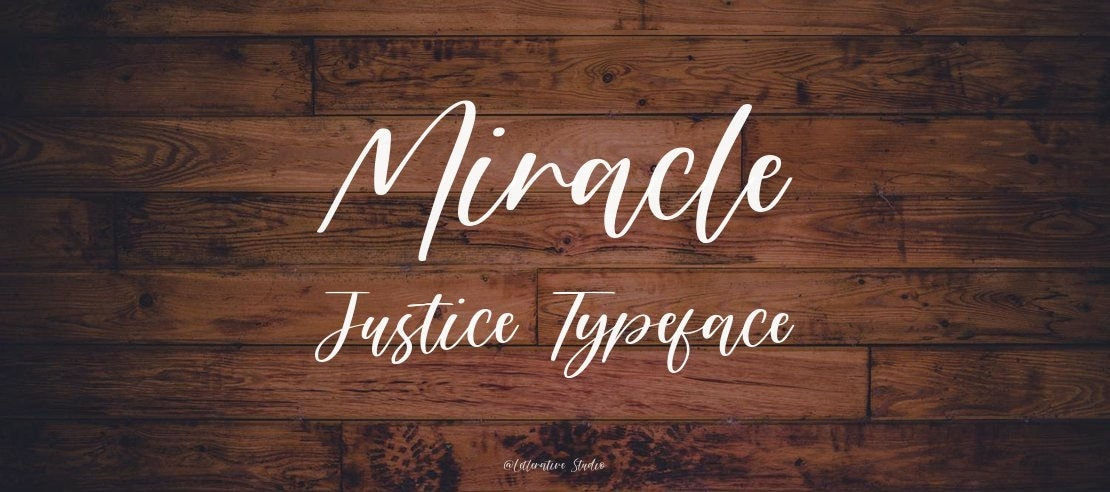 Miracle Justice Font