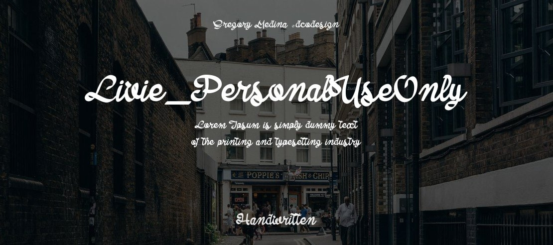 Livie_PersonalUseOnly Font