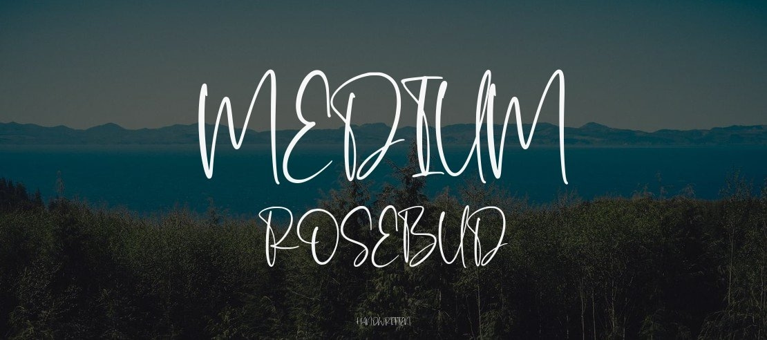 Medium Rosebud Font