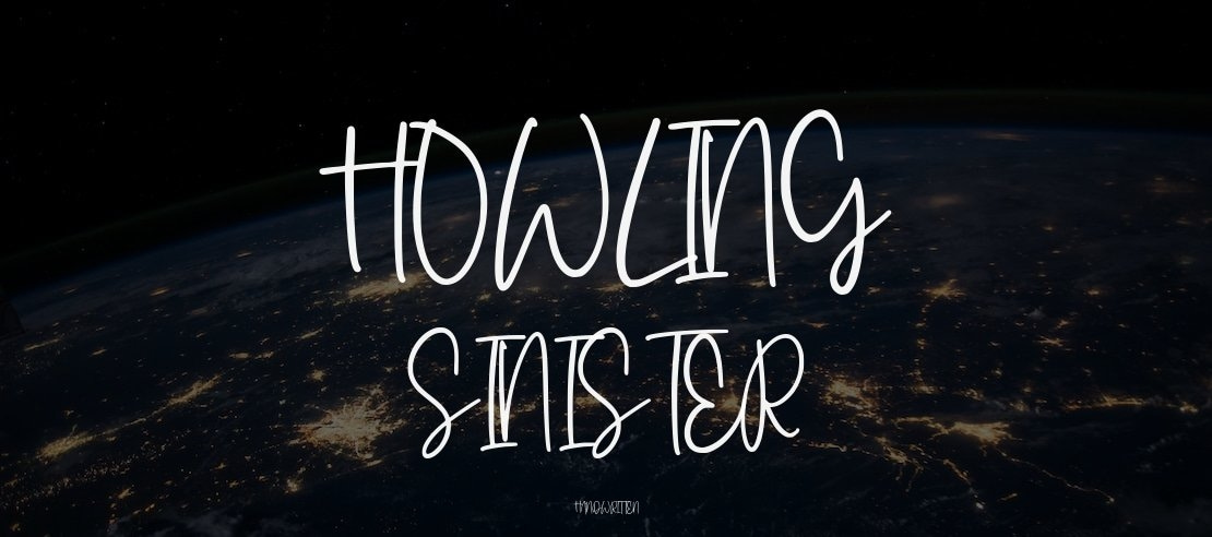 Howling Sinister Font