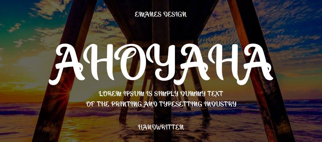 Ahoyaha Font