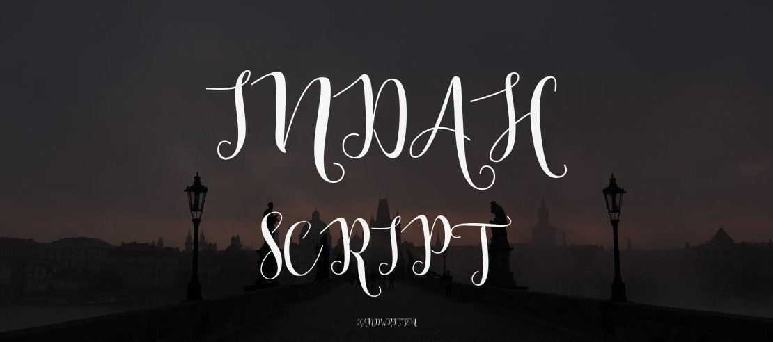 Indah Script Font