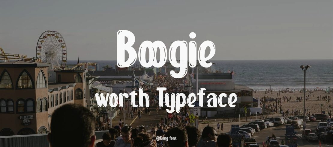 Boogie worth Font Family