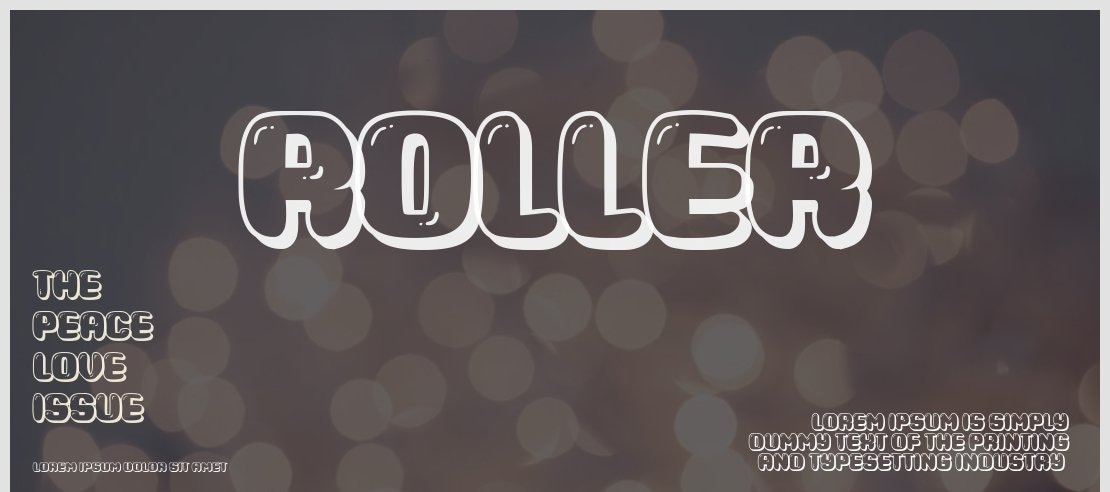 Roller Font