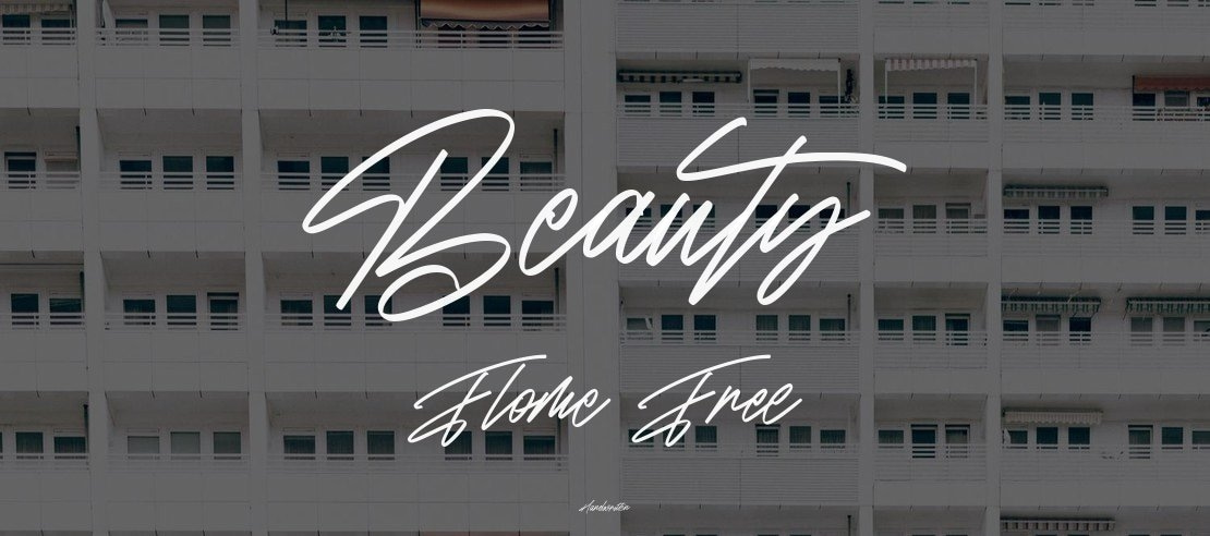 Beauty Flome Free Font