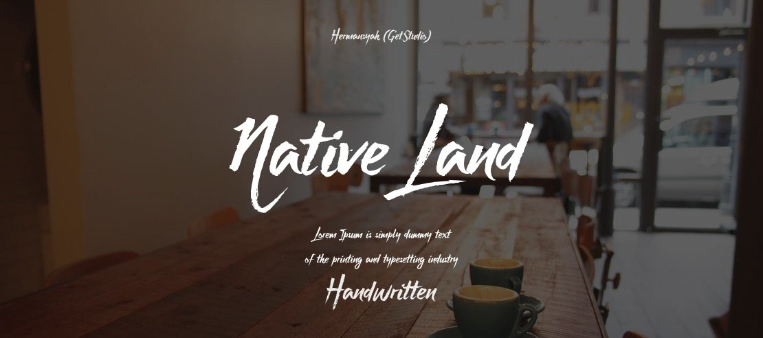Native Land Font