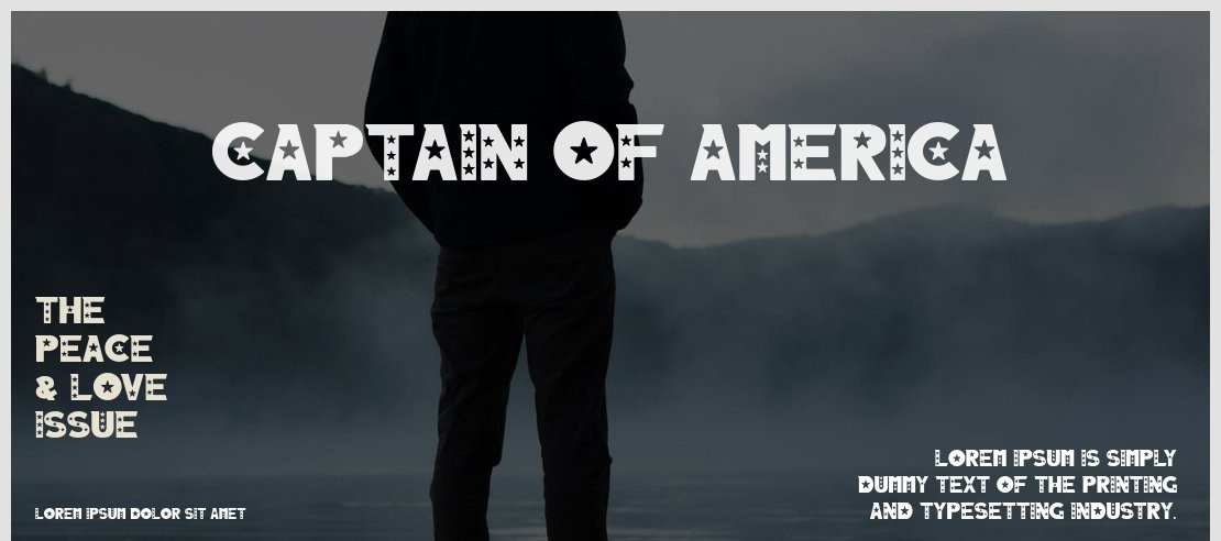 Captain of America Font Download | Free Font.Download