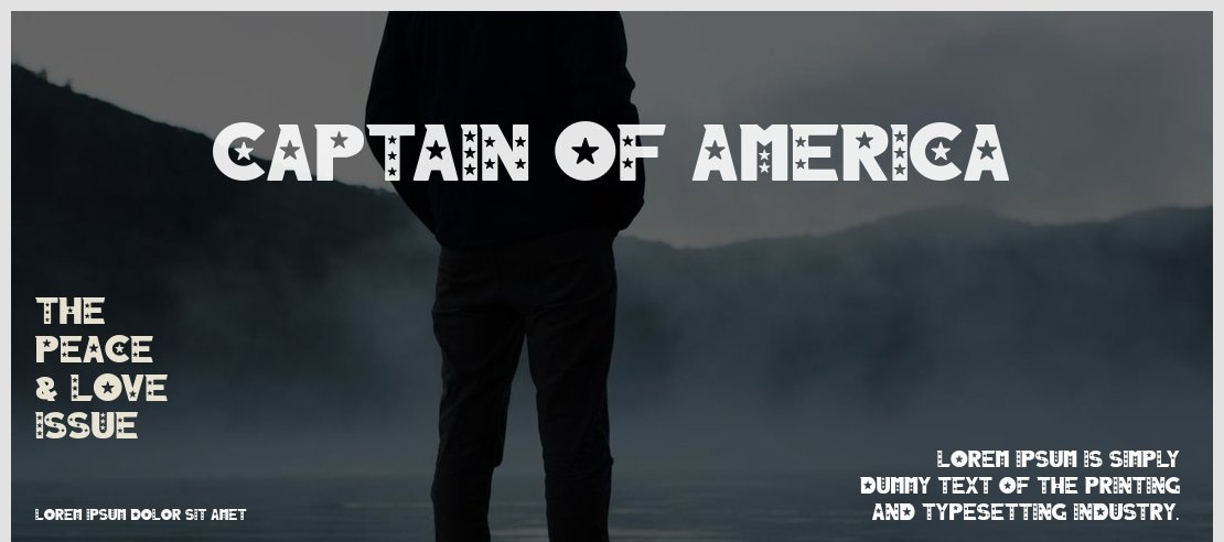 Captain of America Font