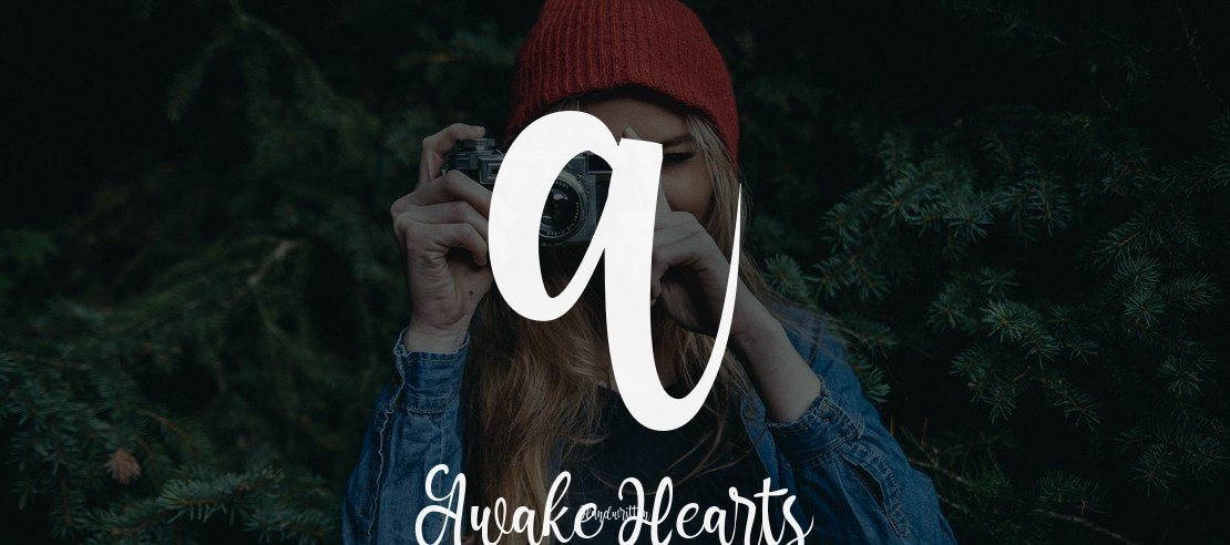 a Awake Hearts Font