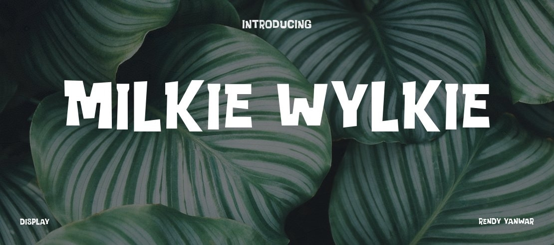 Milkie Wylkie Font Family