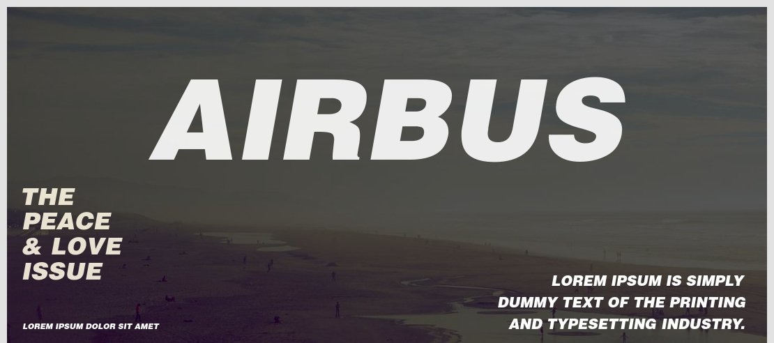 Airbus Font