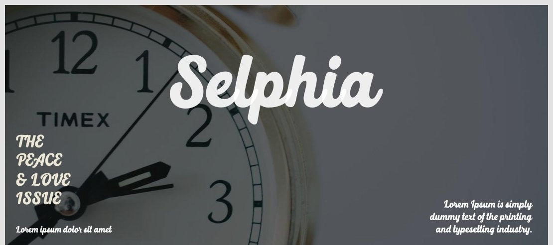 Selphia Font