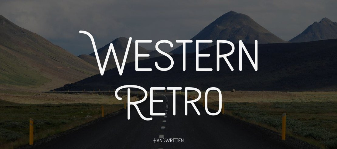Western Retro Font