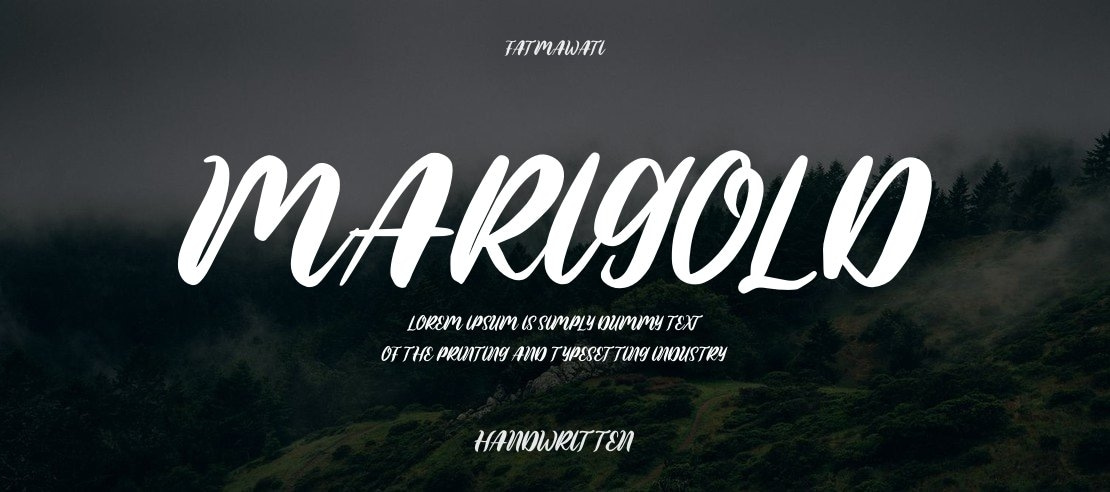 Marigold Font