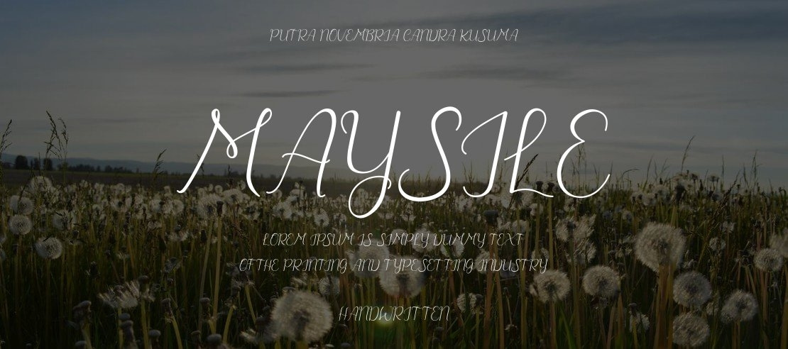 Maysile Font