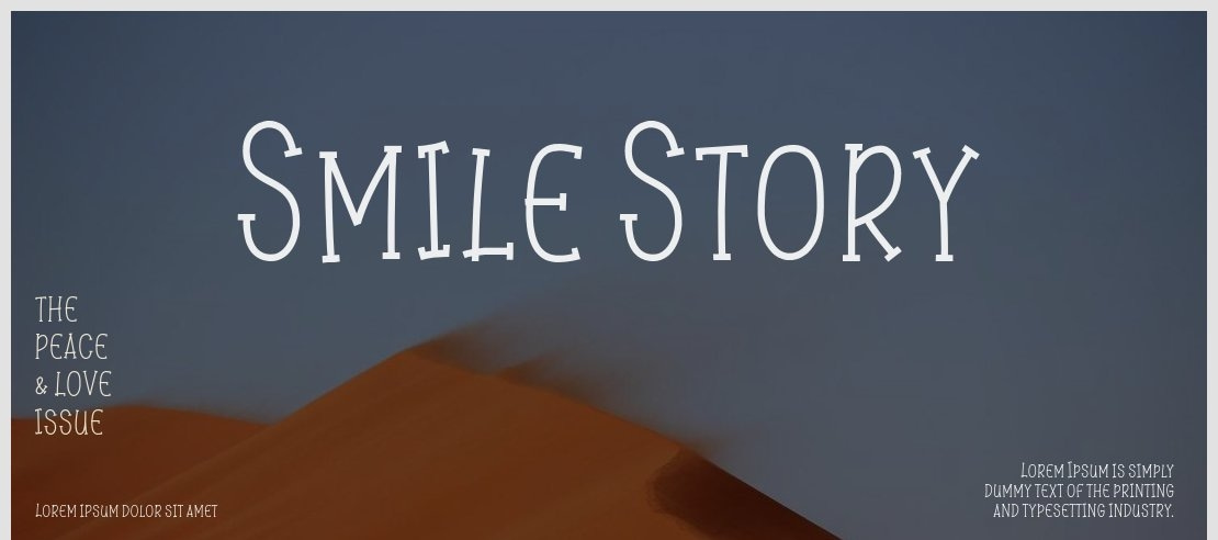 Smile Story Font