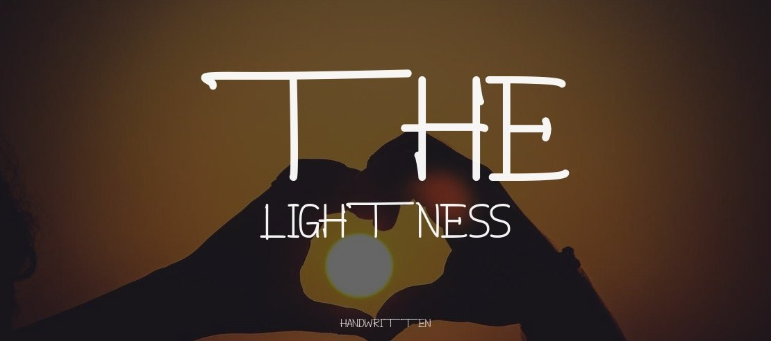 The Lightness Font