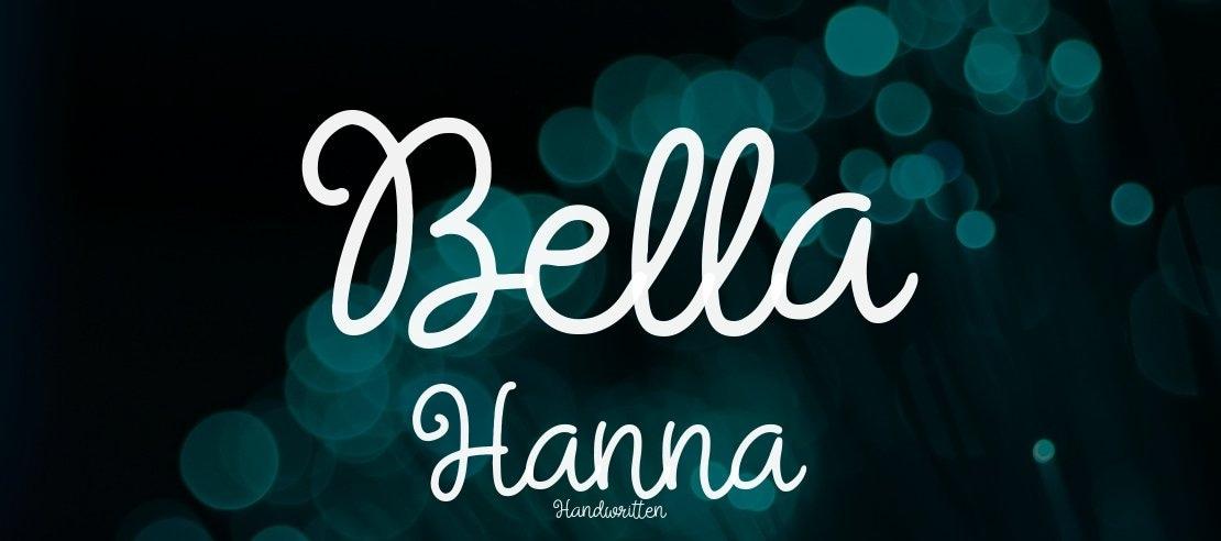 Bella Hanna Font