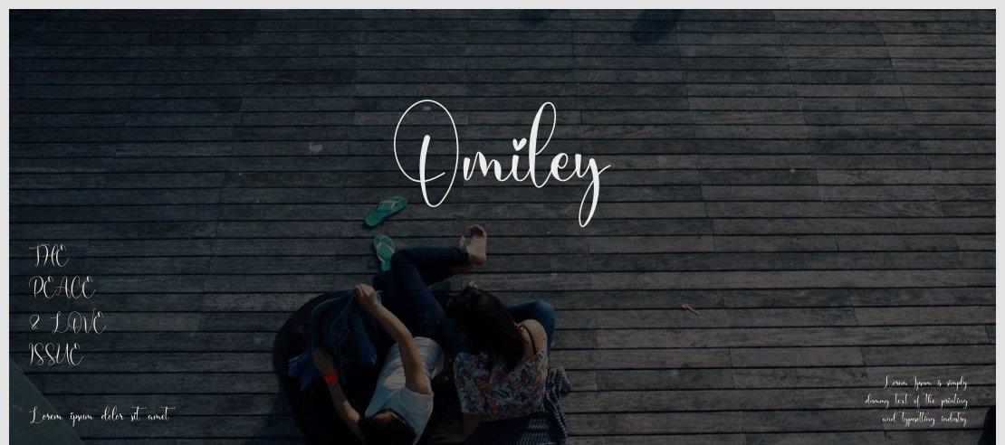 Omiley Font