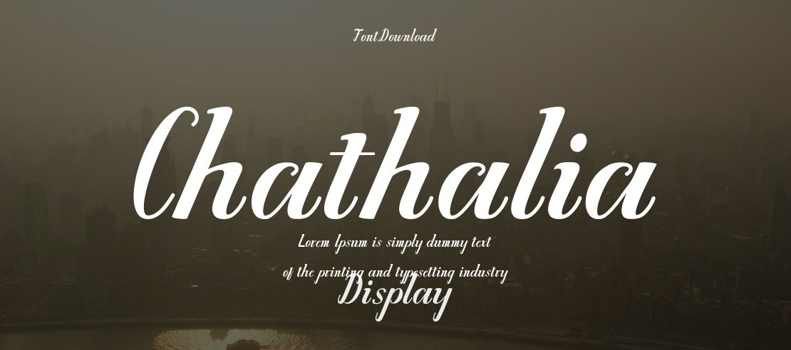 Chathalia Font Family