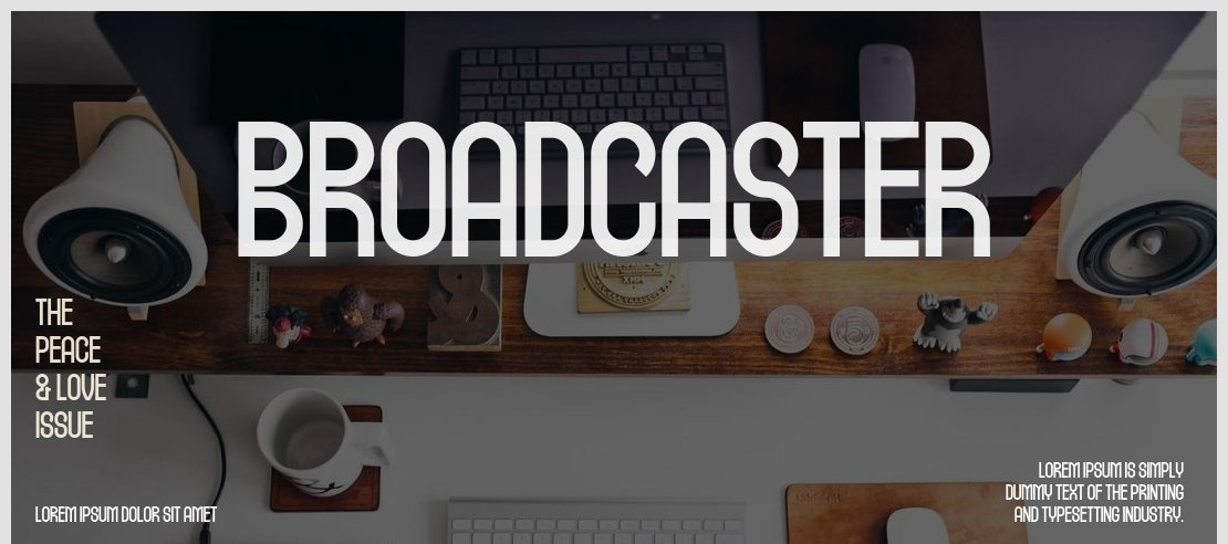 Broadcaster Font