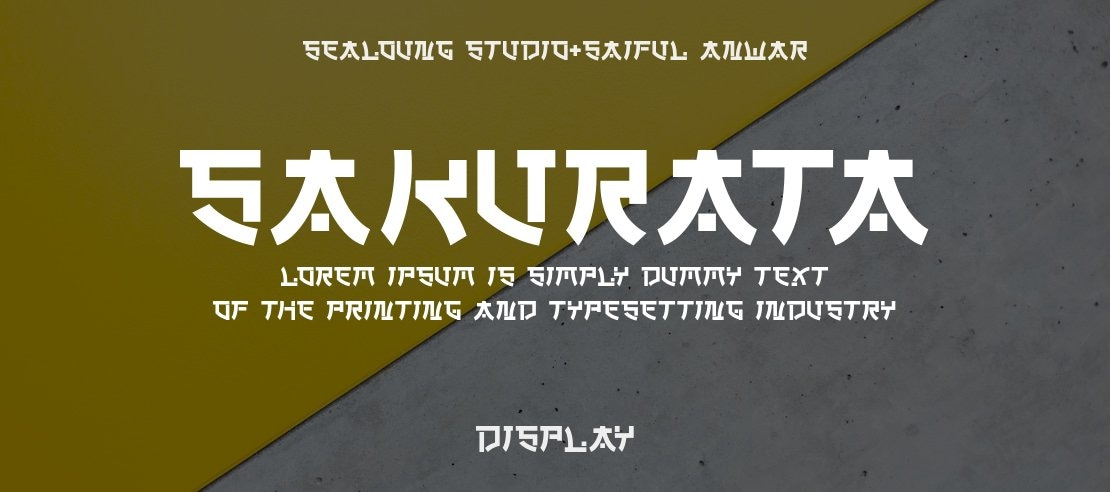 SAKURATA Font