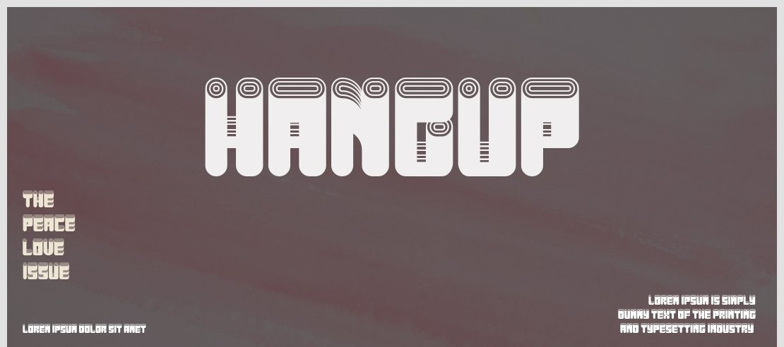 Hangup Font
