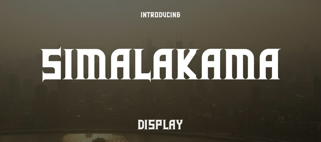 Simalakama Font