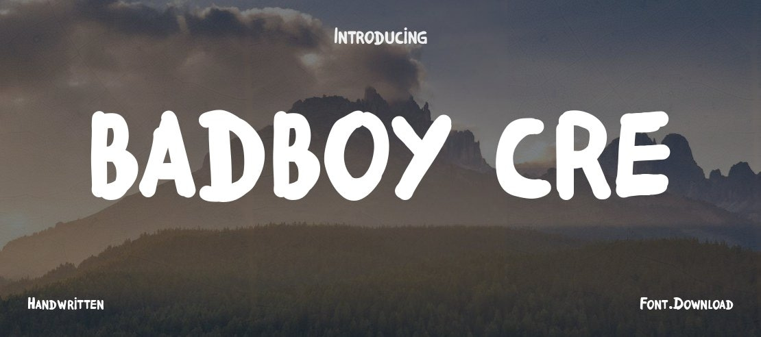 badboy cre Font