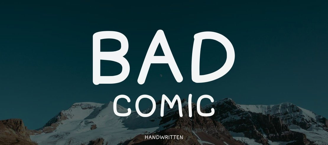 Bad Comic Font
