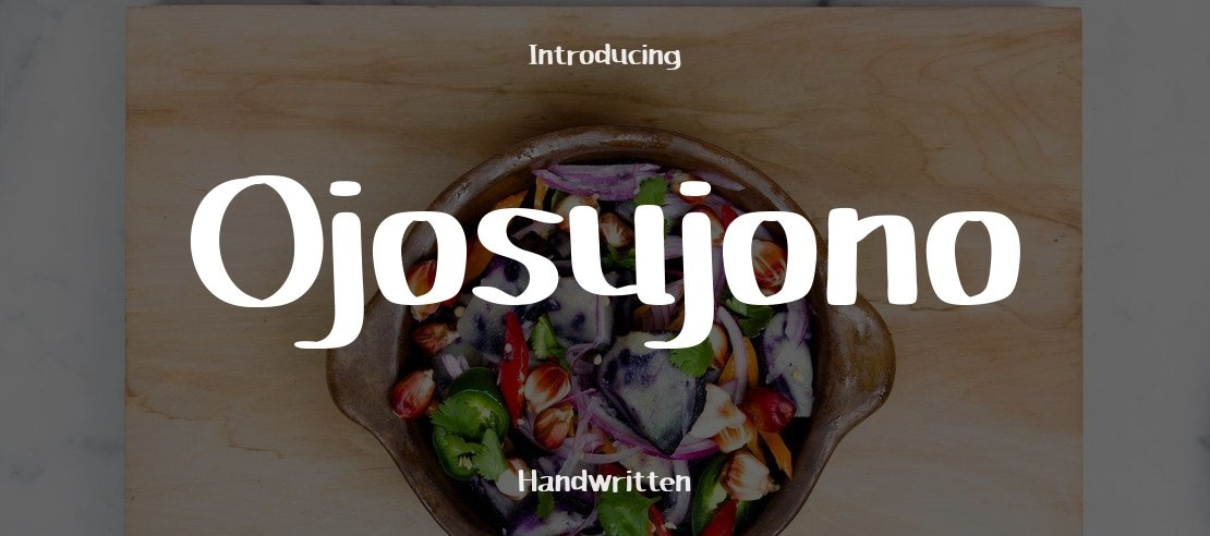 Ojosujono Font