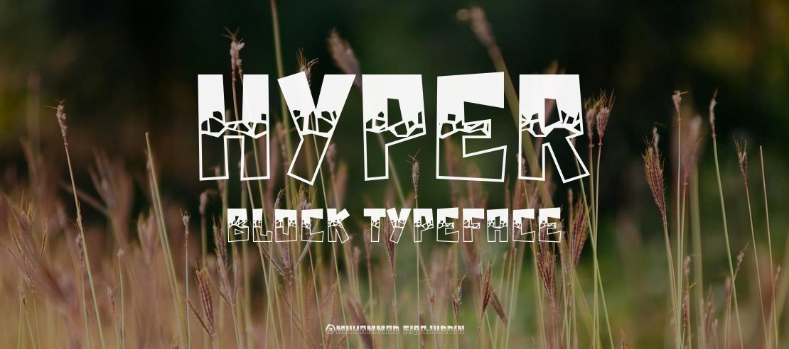 HYPER BLOCK Font