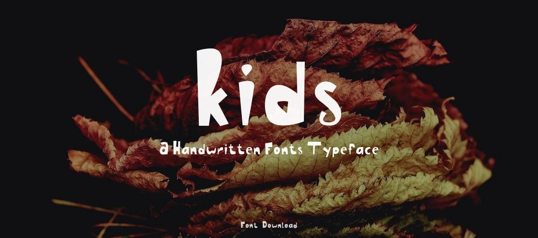 Kids - A Handwritten Fonts Font