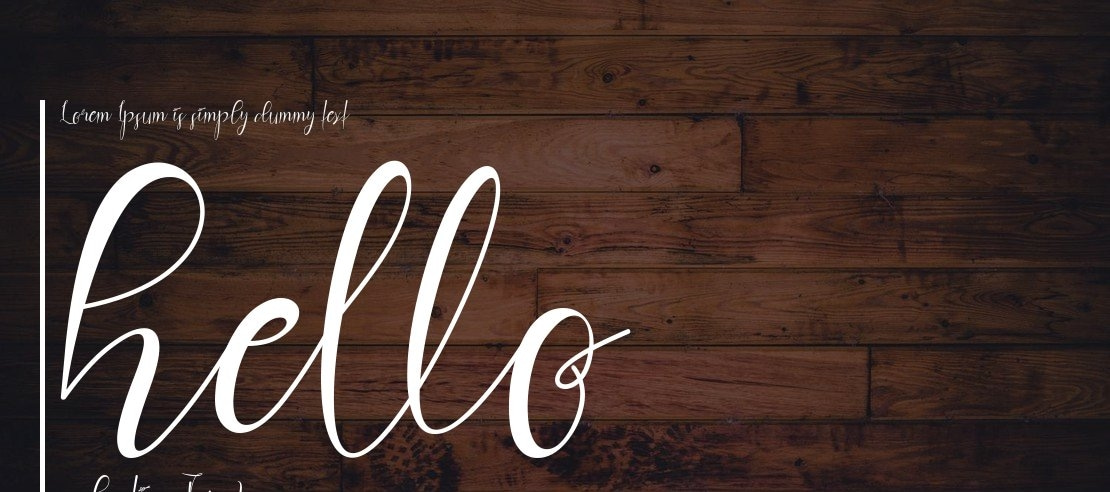 hello valentine Font