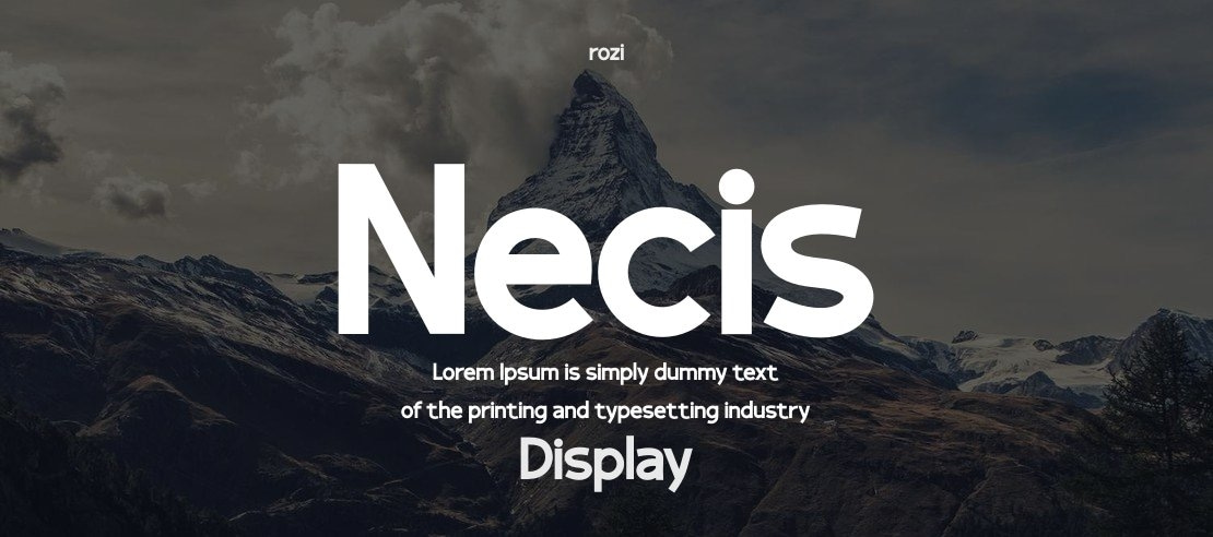 Necis Font