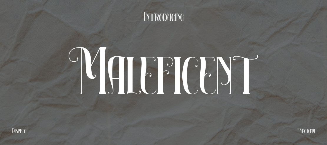 Maleficent Font Family