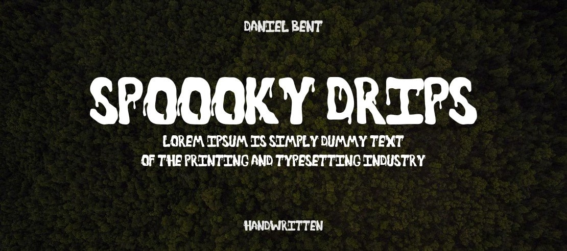 Spoooky Drips Font