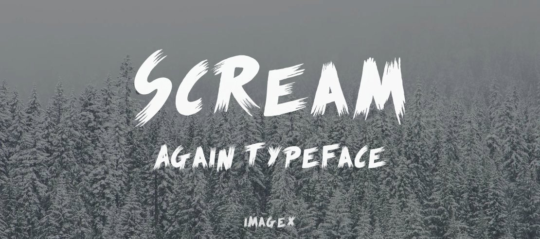 Scream Again Font