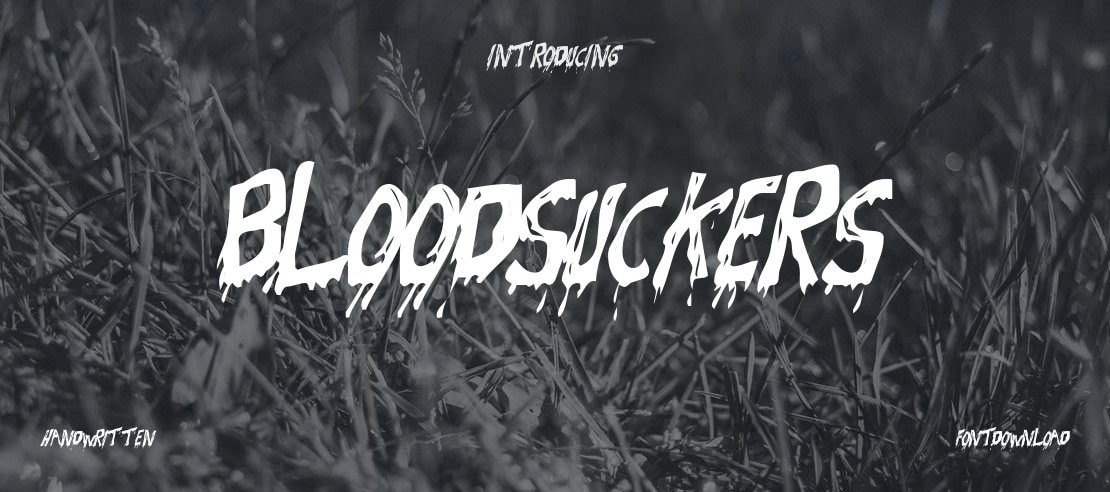 Bloodsuckers Font